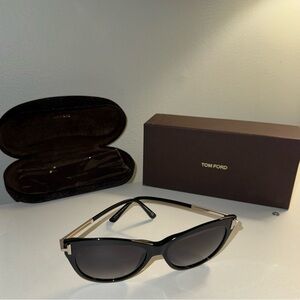 Tom Ford Black and Gold Sunglasses